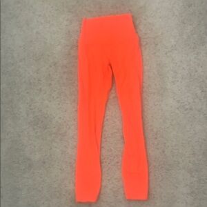 lululemon athletica Bright Coral Leggings